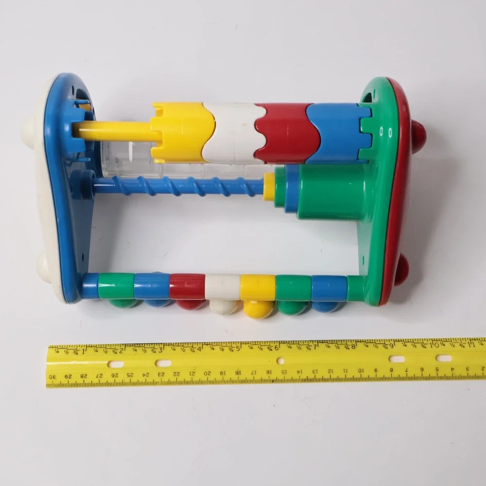 VTG Prime‎ Time Playthings Activity Center Sensory Toy Primary Colors 90s TOMY